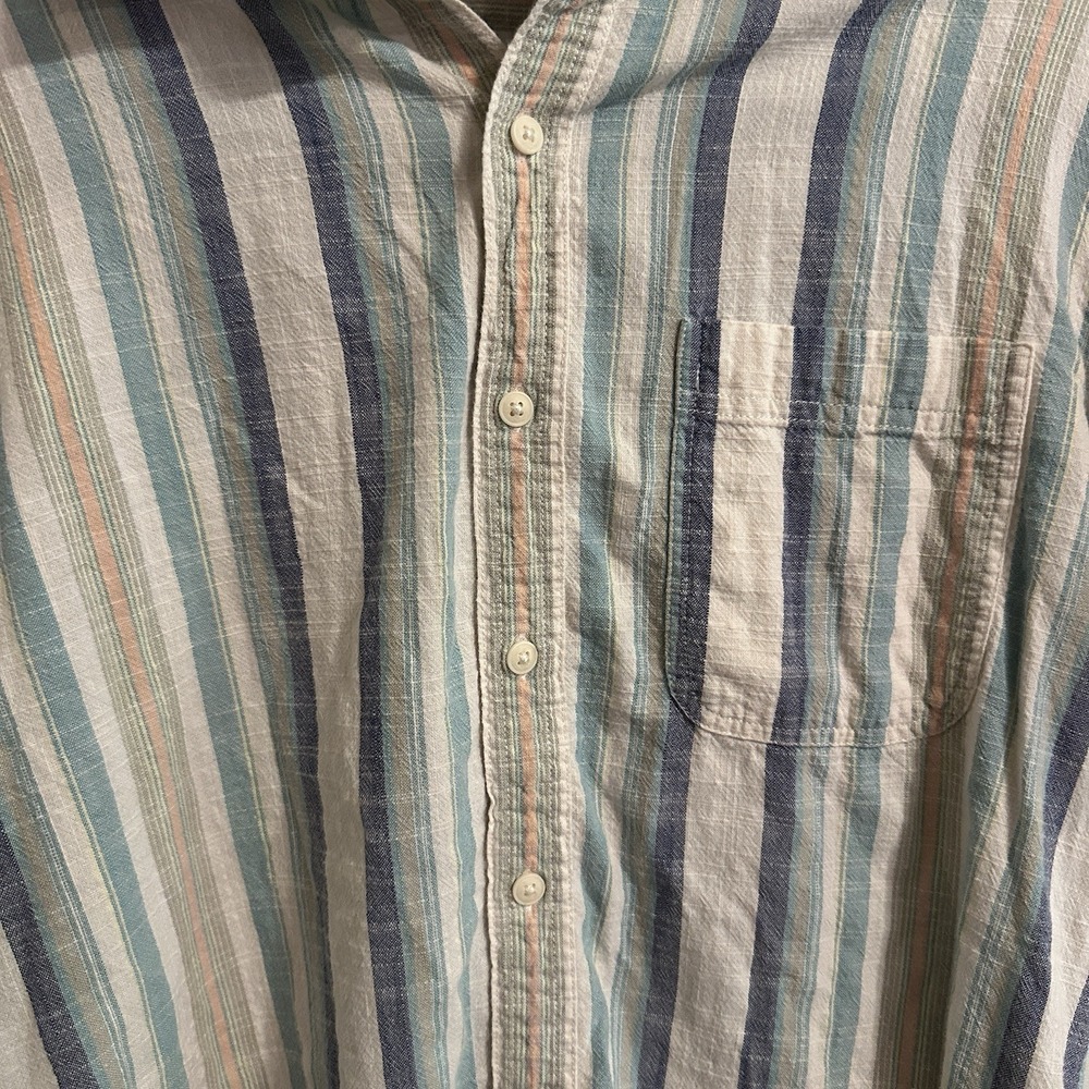 Vintage Y2K American Eagle Short Sleeve Button Down Men's Shirt Size L - Picture 2 of 6